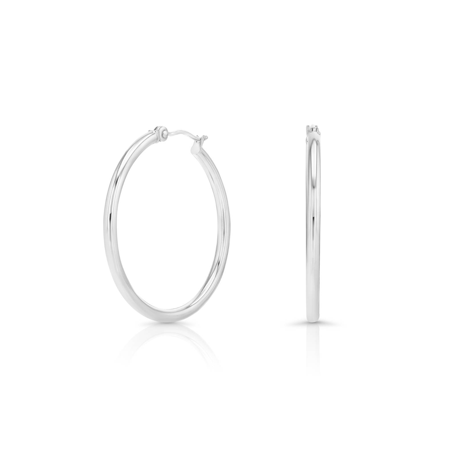 Medium Luna Hoop Earrings (2 x 30mm)