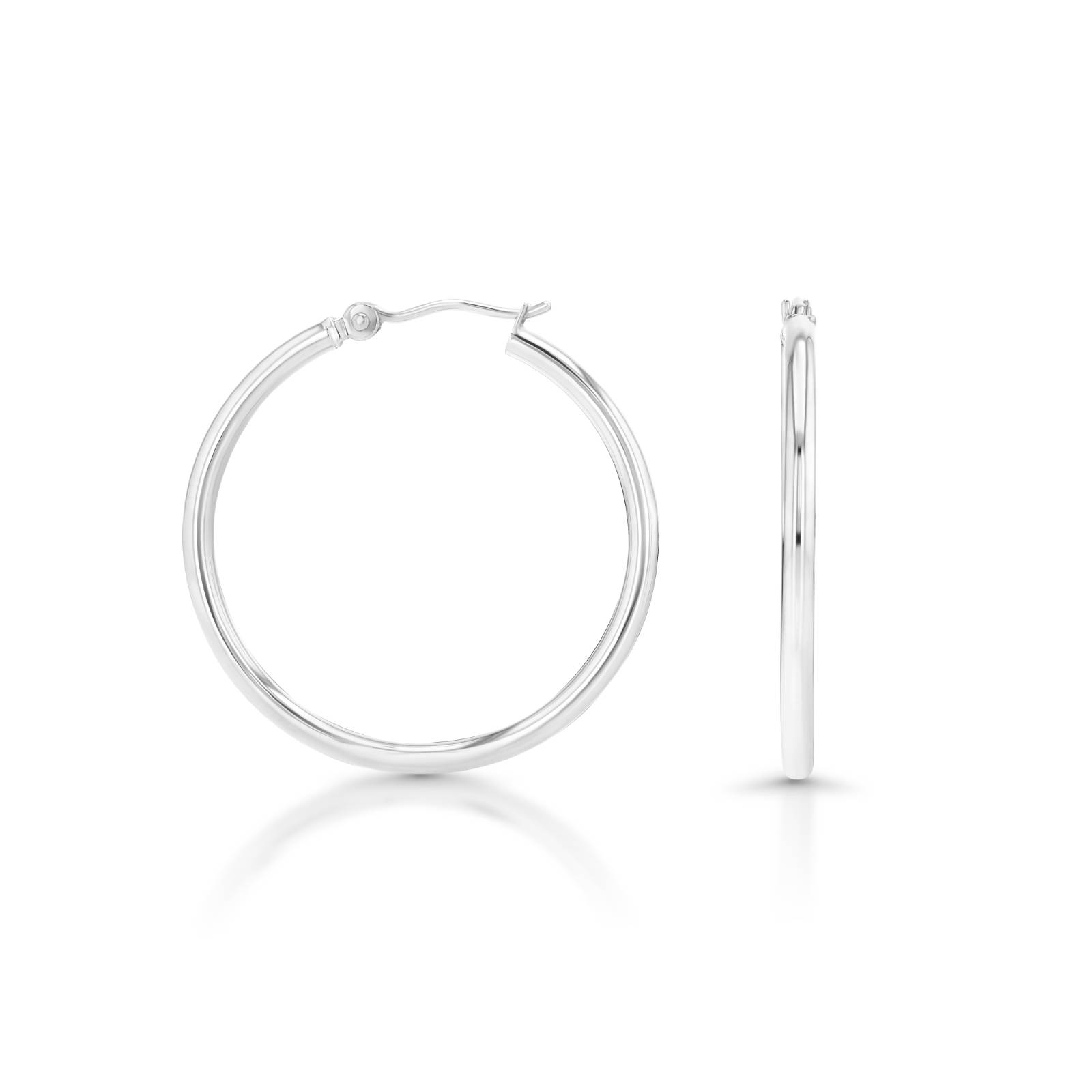 Medium Luna Hoop Earrings (2 x 30mm)