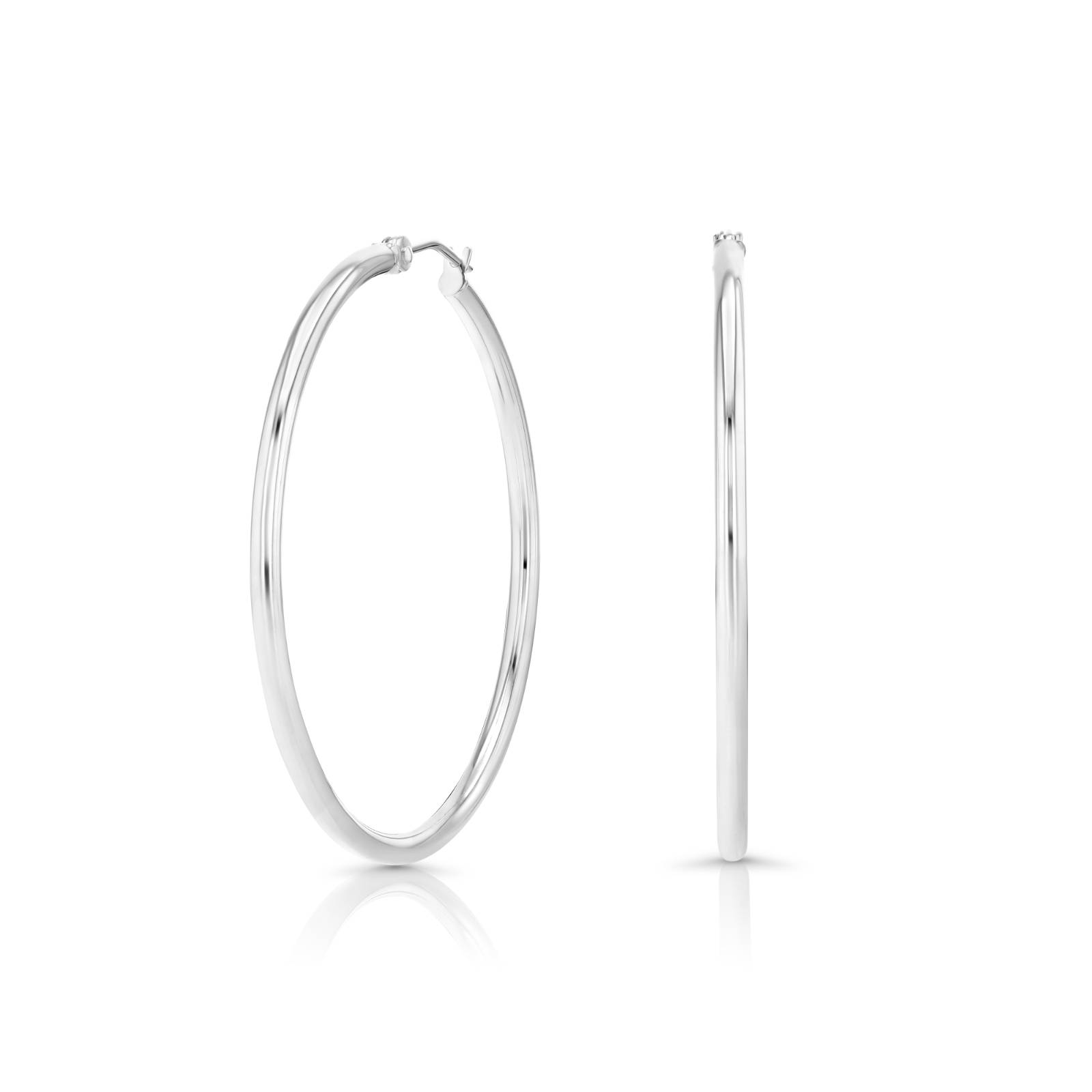 Large Luna Hoop Earrings (2 x 40mm)