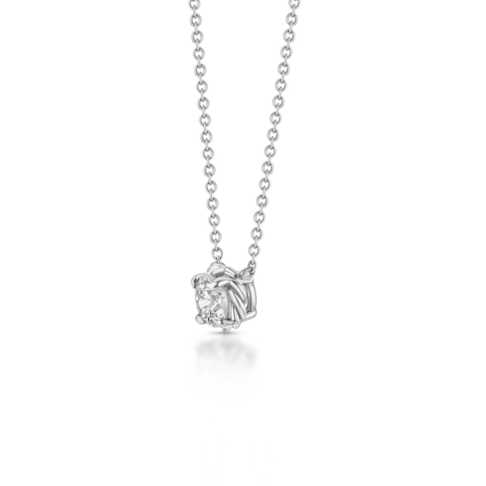 Mira Rope Solitaire Necklace