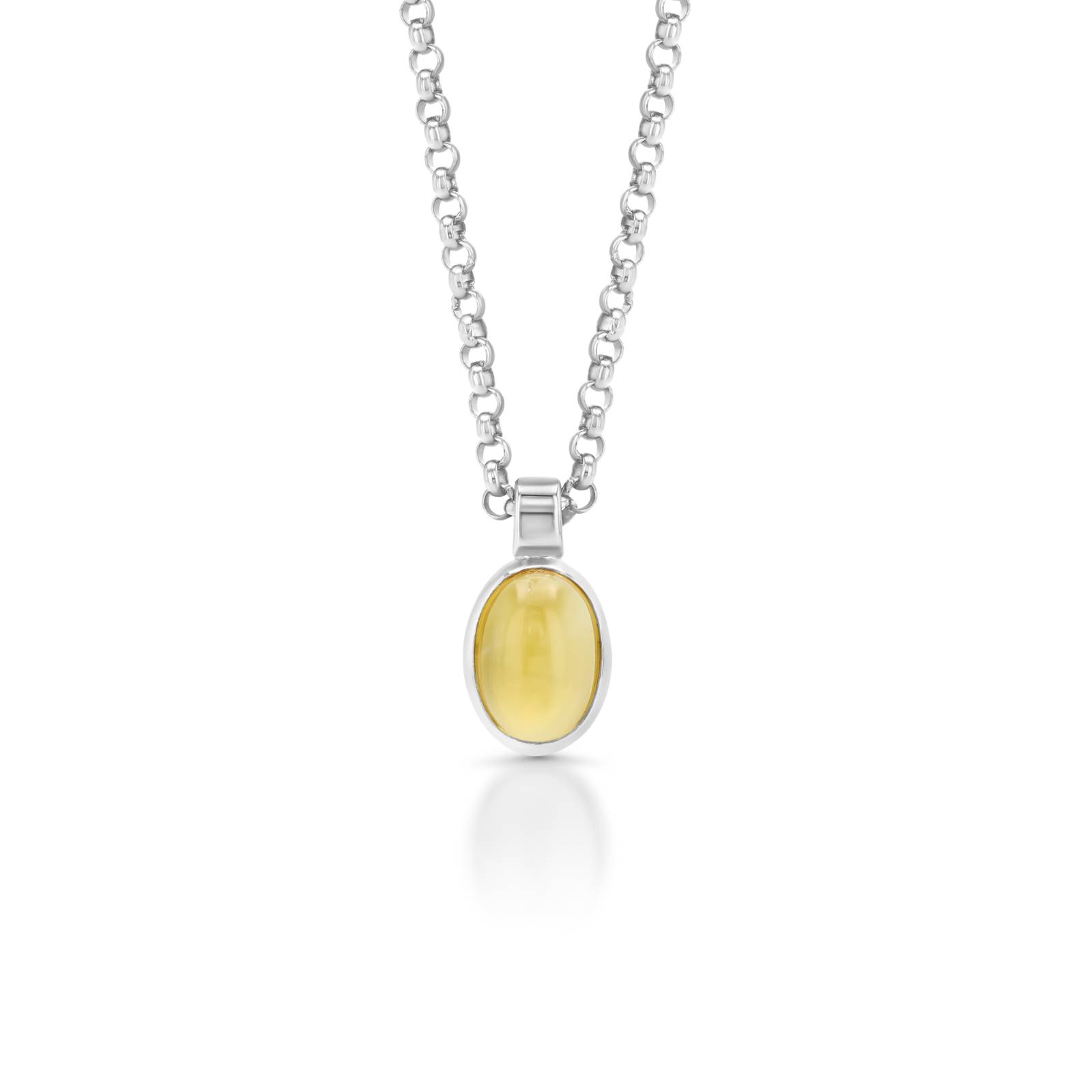 Helene Oval Citrine Pendant (5 x 7mm)