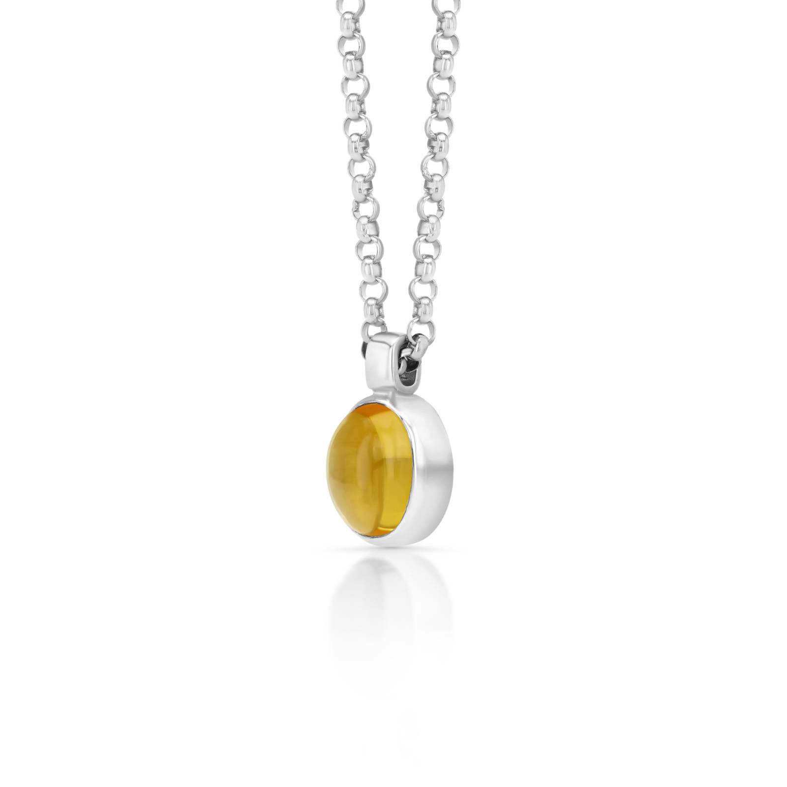 Helene Oval Citrine Pendant (5 x 7mm)