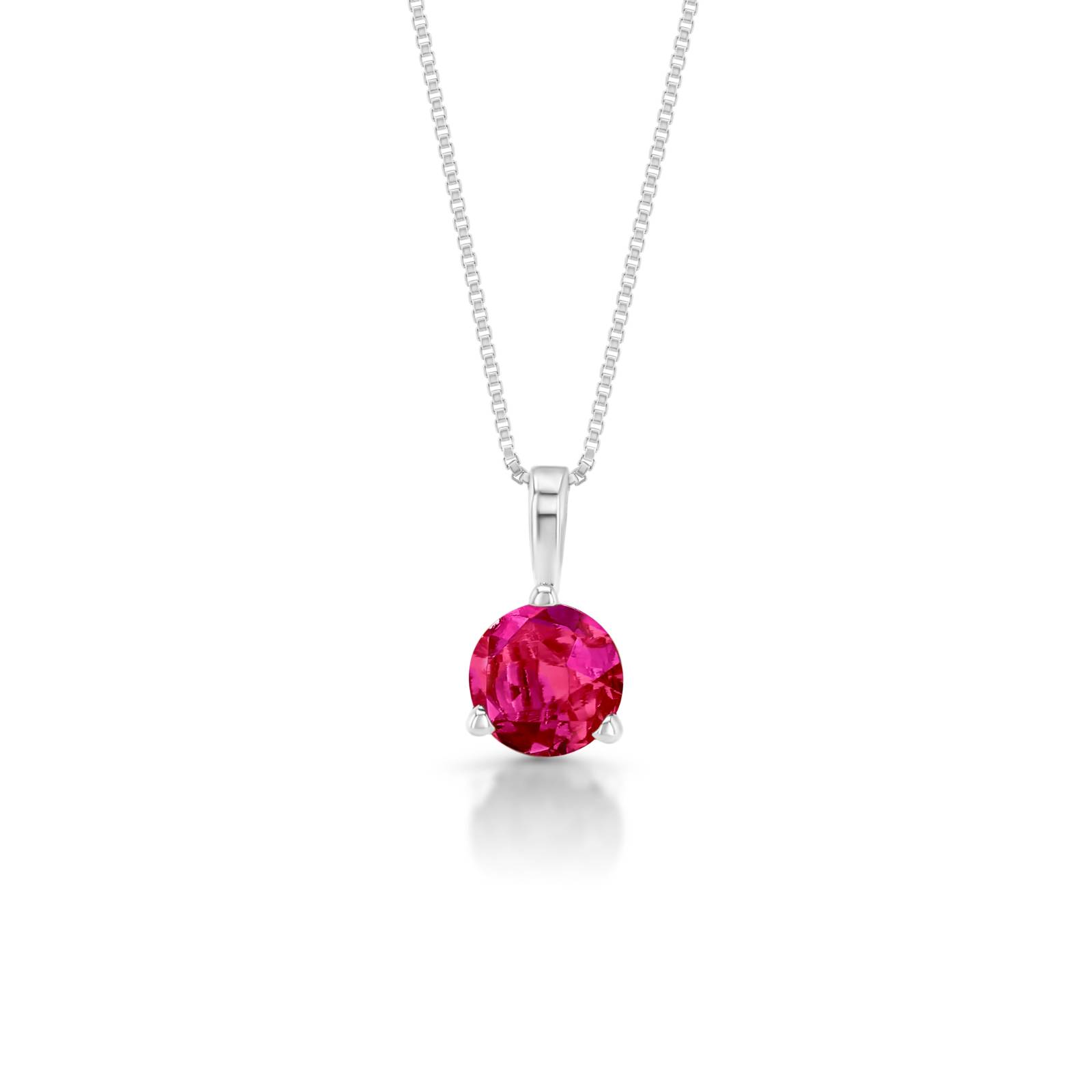 Kari Solitaire Ruby Pendant (5mm)
