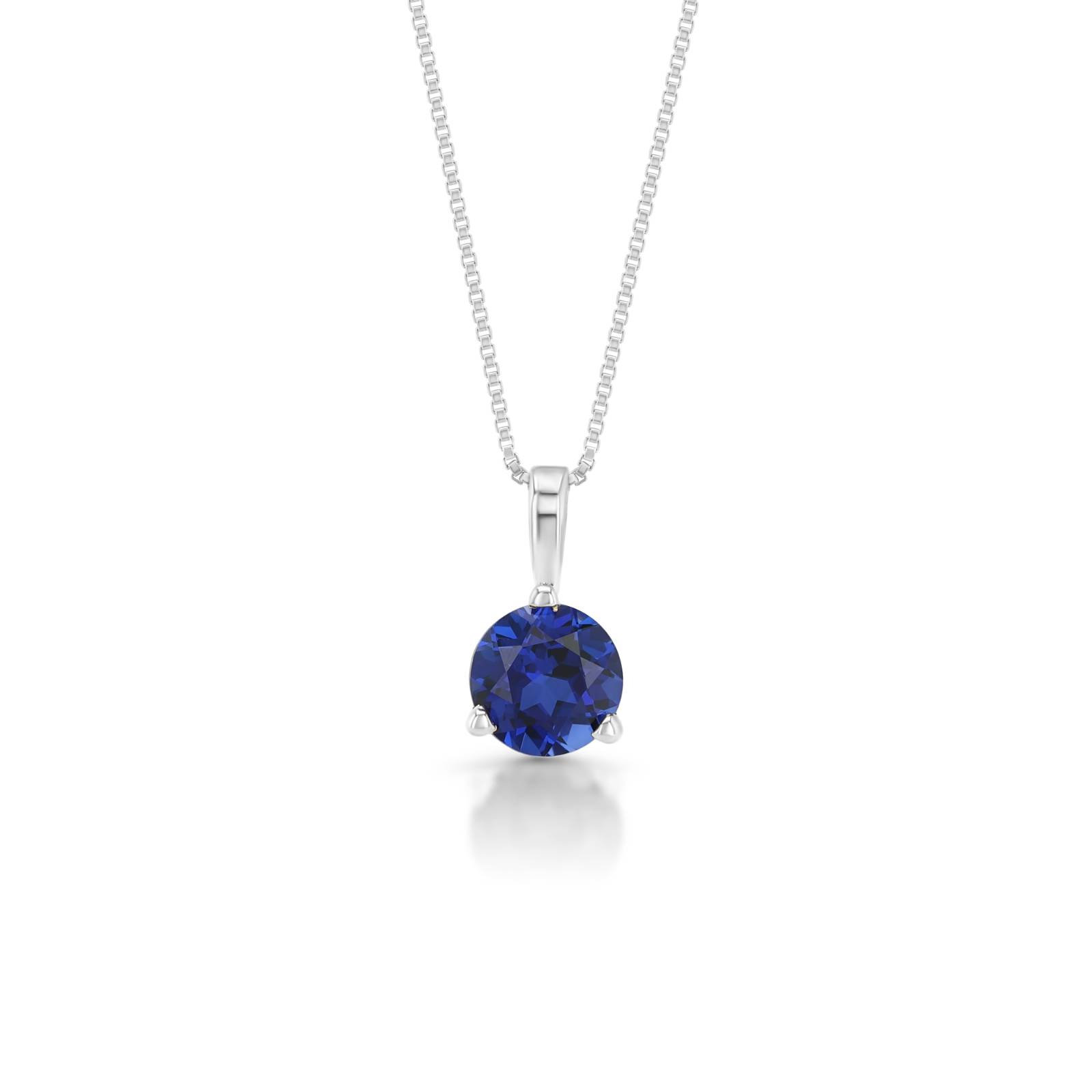 Kari Solitaire Sapphire Pendant (5mm)
