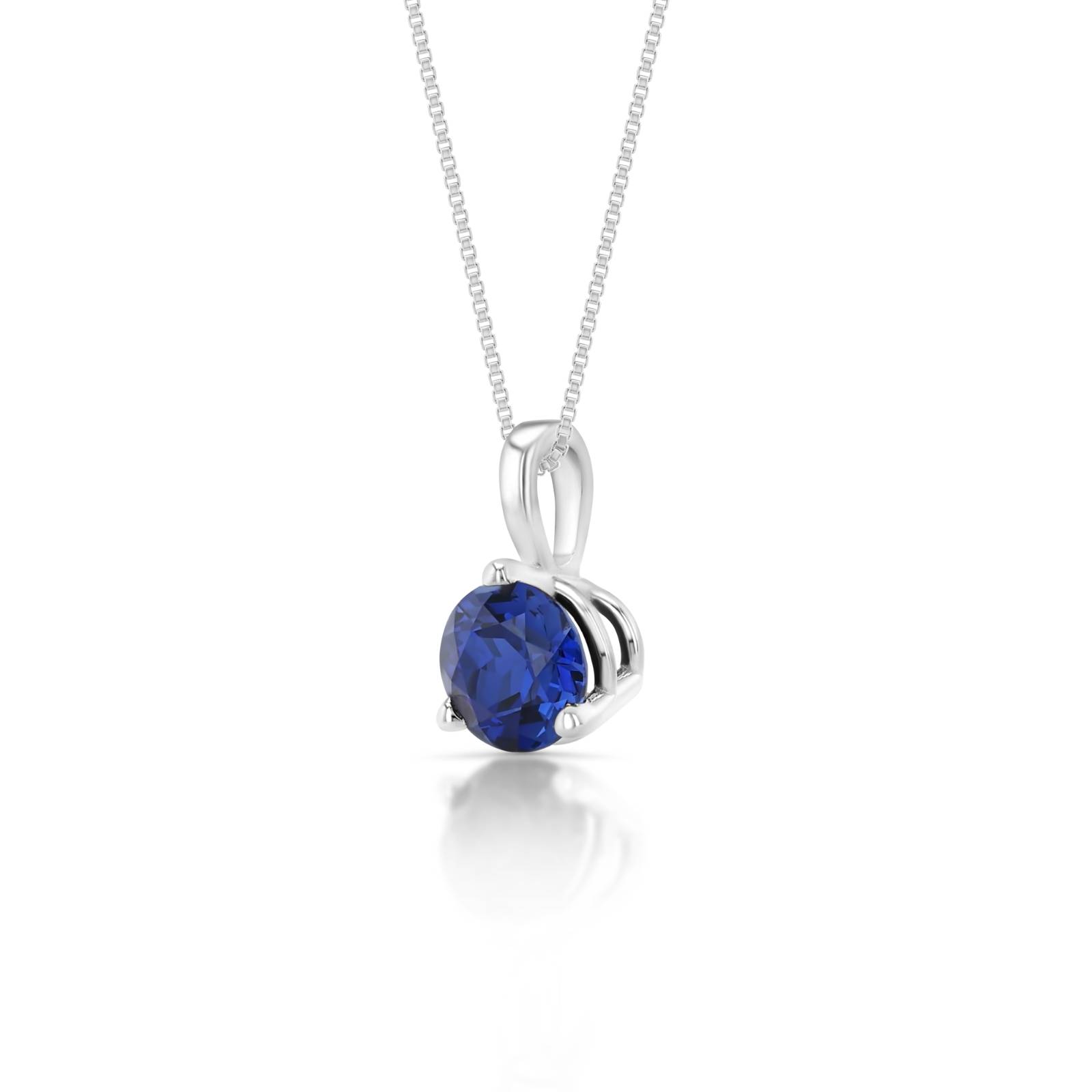 Kari Solitaire Sapphire Pendant (5mm)