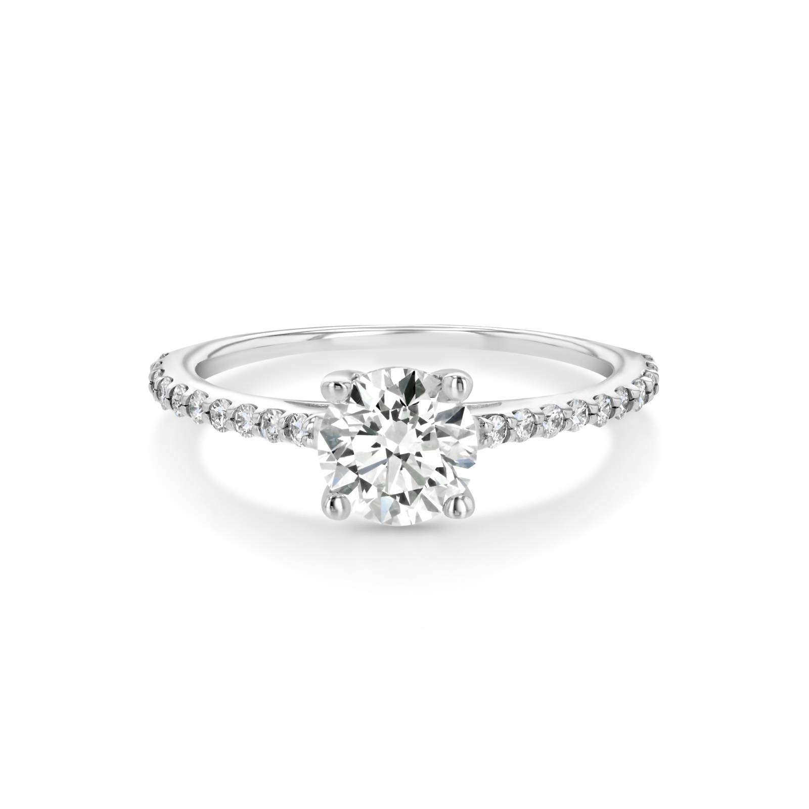 maximized Dorado Accented Engagement Ring