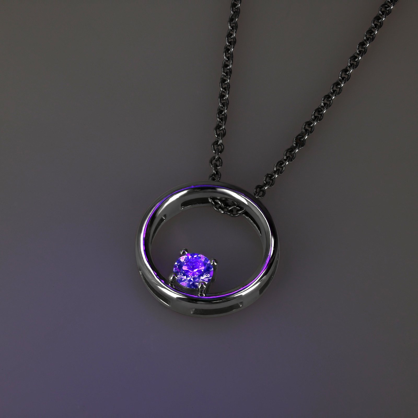 Auriga Solitaire Pendant